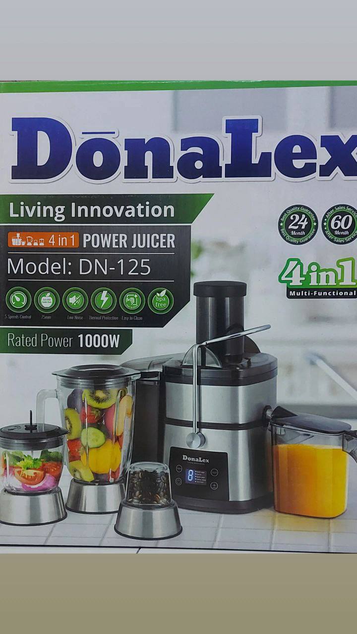 آبمیوه گیری 4 کاره دیجیتال دونالکس مدل DN-125